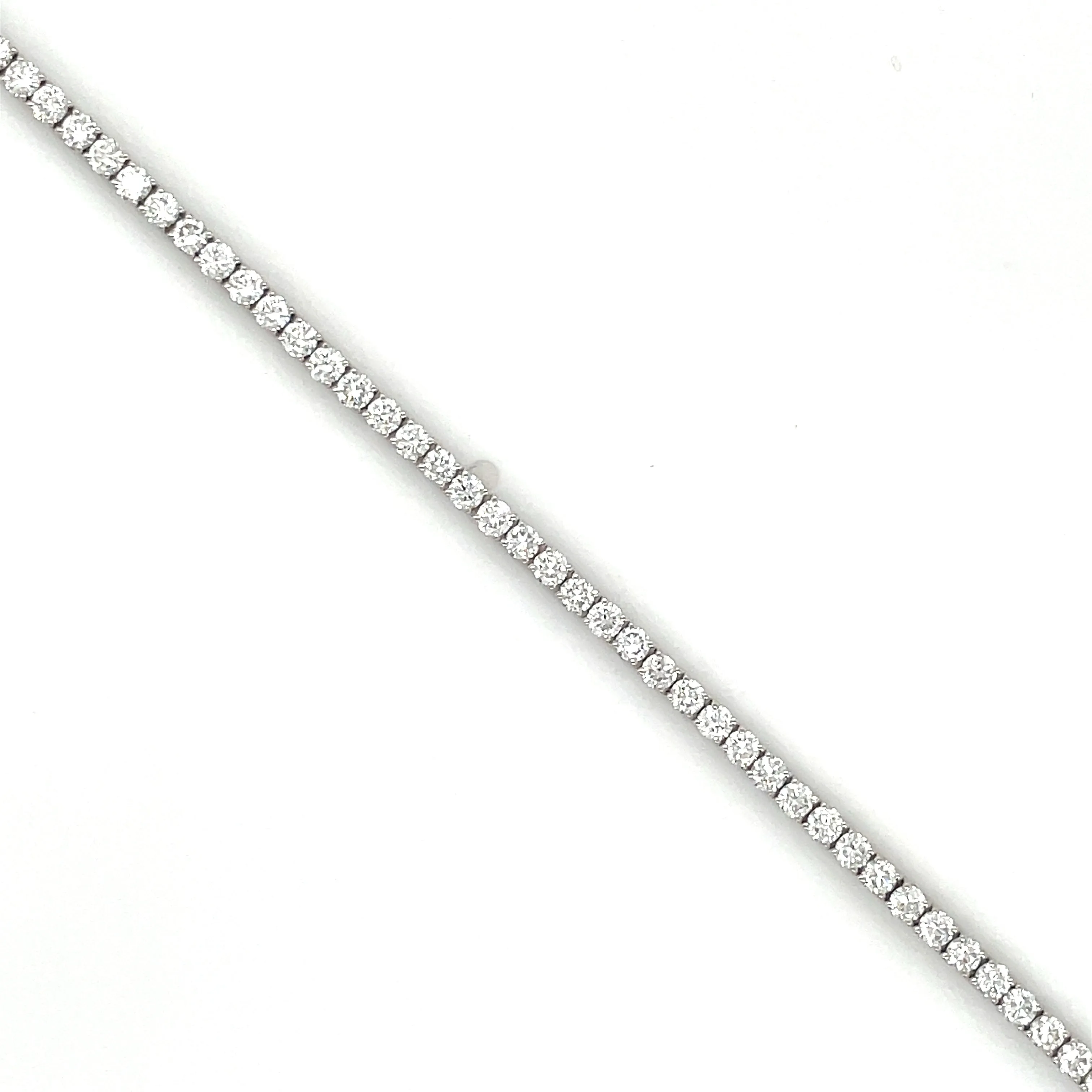14ct White Gold 3.05ct Laboratory Grown Diamond Tennis Bracelet