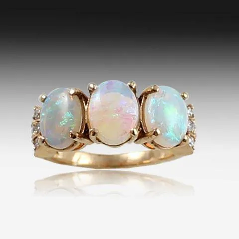 18kt Rose Gold Opal ring