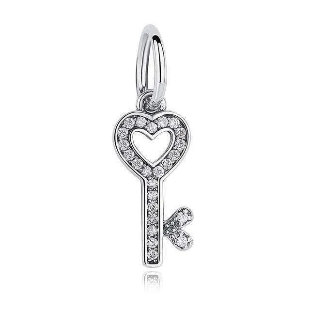 24 Styles,  925 Sterling Silver Simple Signs, Charms - Fit Charm Bracelet