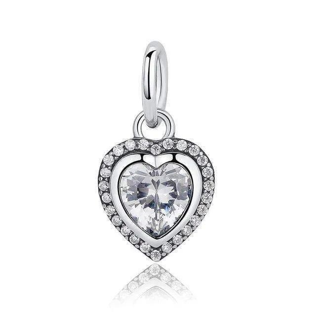24 Styles,  925 Sterling Silver Simple Signs, Charms - Fit Charm Bracelet