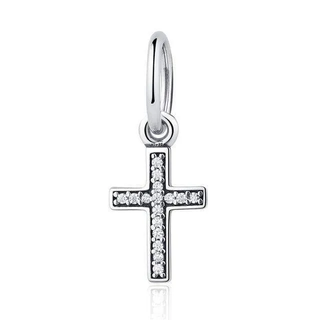 24 Styles,  925 Sterling Silver Simple Signs, Charms - Fit Charm Bracelet