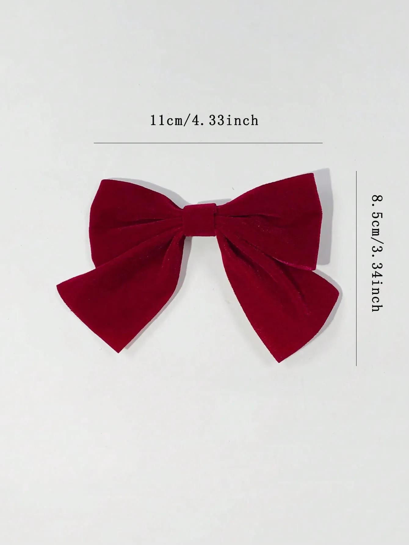 2pcs Cute Bow Decor Clip for Women Barrette Styling Hair Accessories