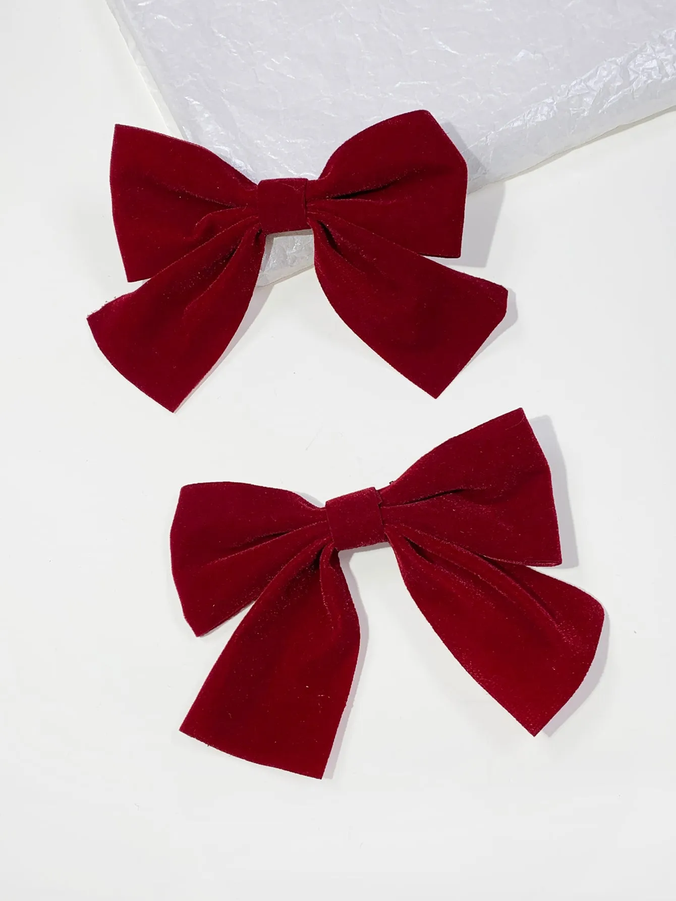 2pcs Cute Bow Decor Clip for Women Barrette Styling Hair Accessories