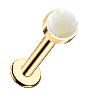 3mm Opal Cabochon Flat Back Stud