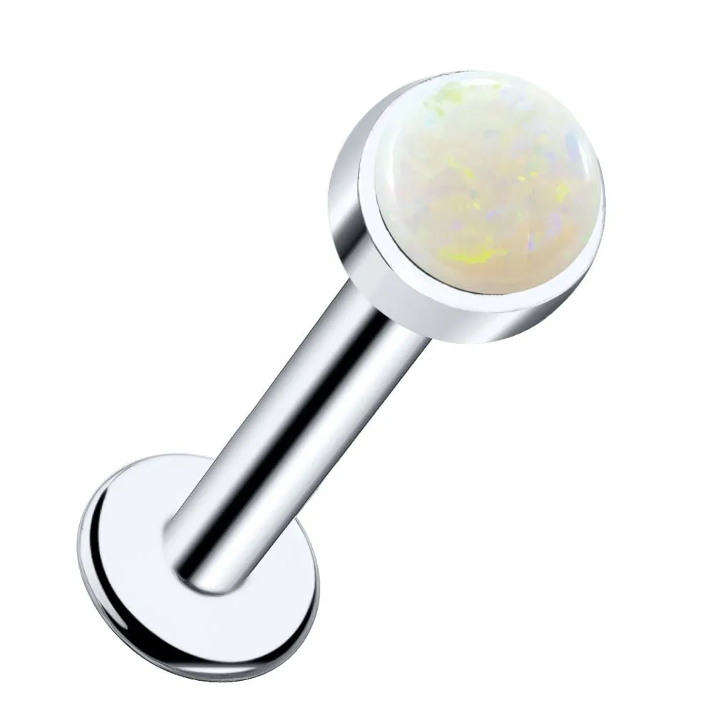 3mm Opal Cabochon Flat Back Stud