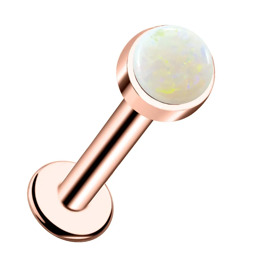 3mm Opal Cabochon Flat Back Stud