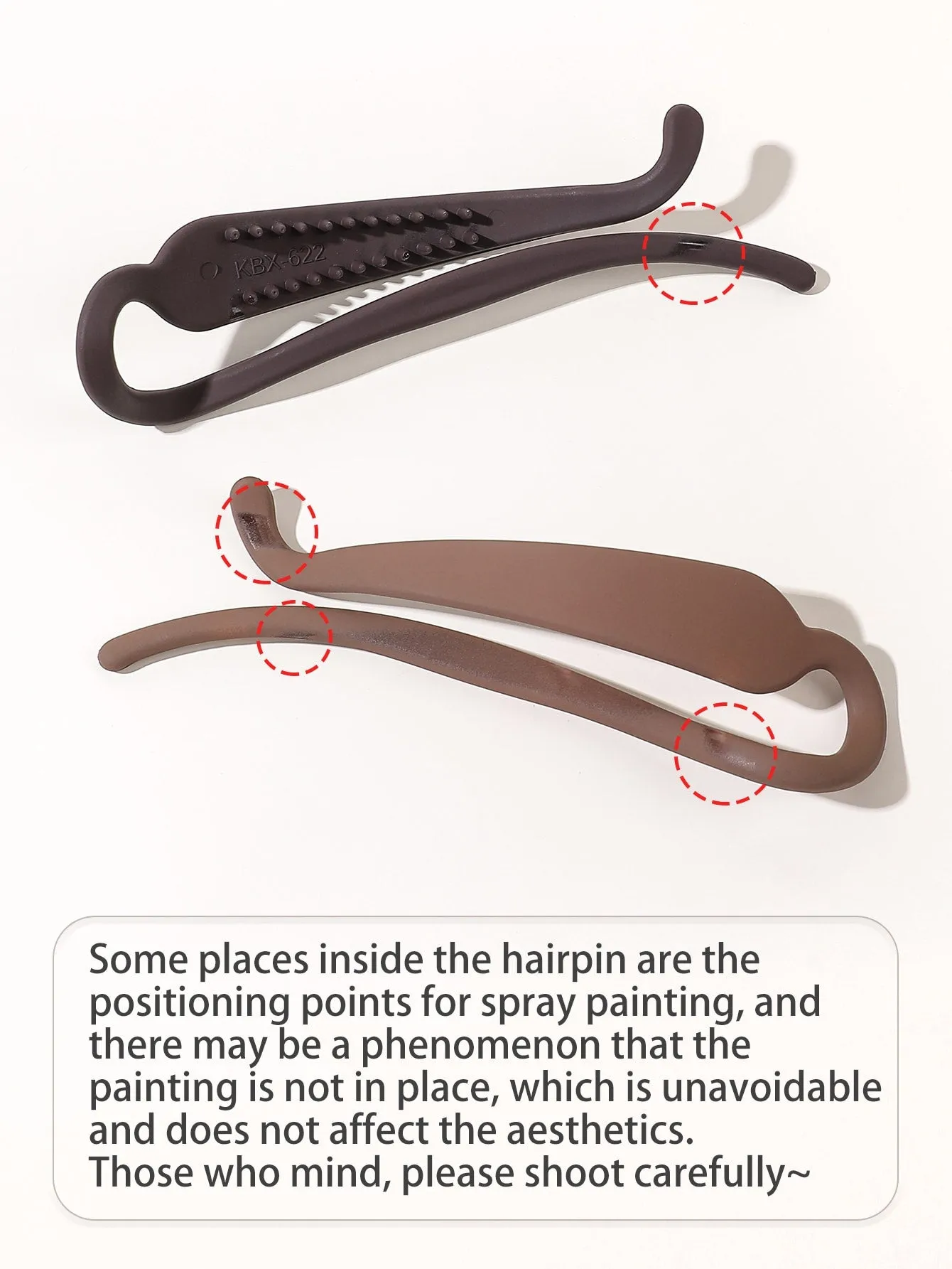 3pcs Solid Banana Clip Casual Hair Clip for Women Barrette Styling Hair