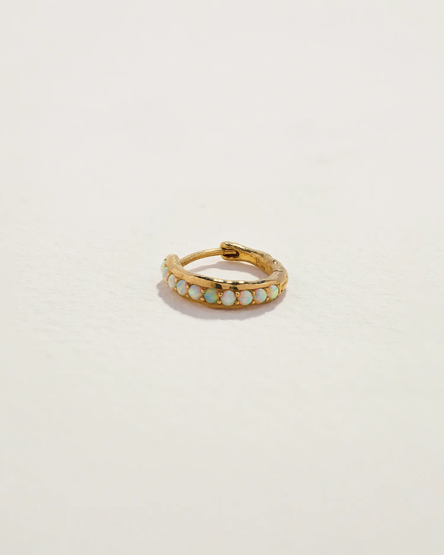 8mm Molten Pavé Huggie