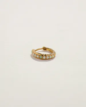 8mm Molten Pavé Huggie