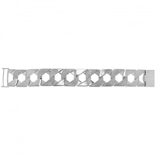 Acotis Silver Cast Gents Bracelet G2182