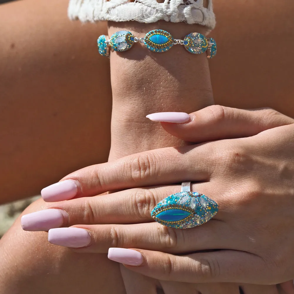 Allegra Daisy Dream TQ Adjustable Ring