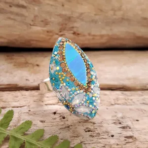 Allegra Daisy Dream TQ Adjustable Ring
