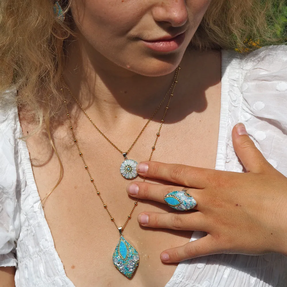 Allegra Daisy Dream TQ Adjustable Ring