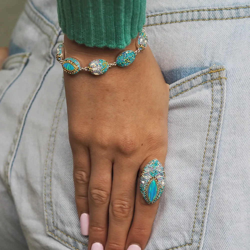 Allegra Daisy Dream TQ Adjustable Ring