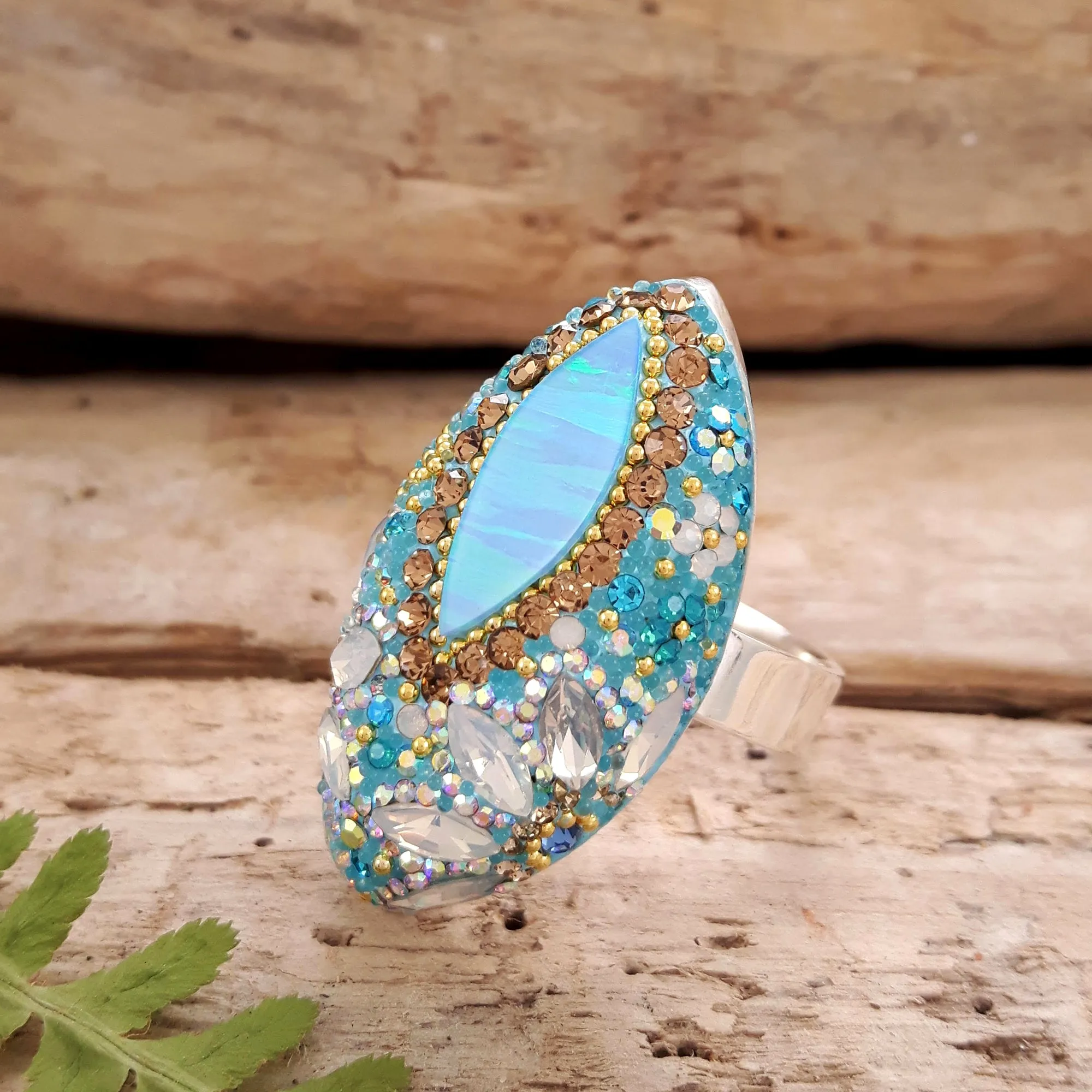 Allegra Daisy Dream TQ Adjustable Ring