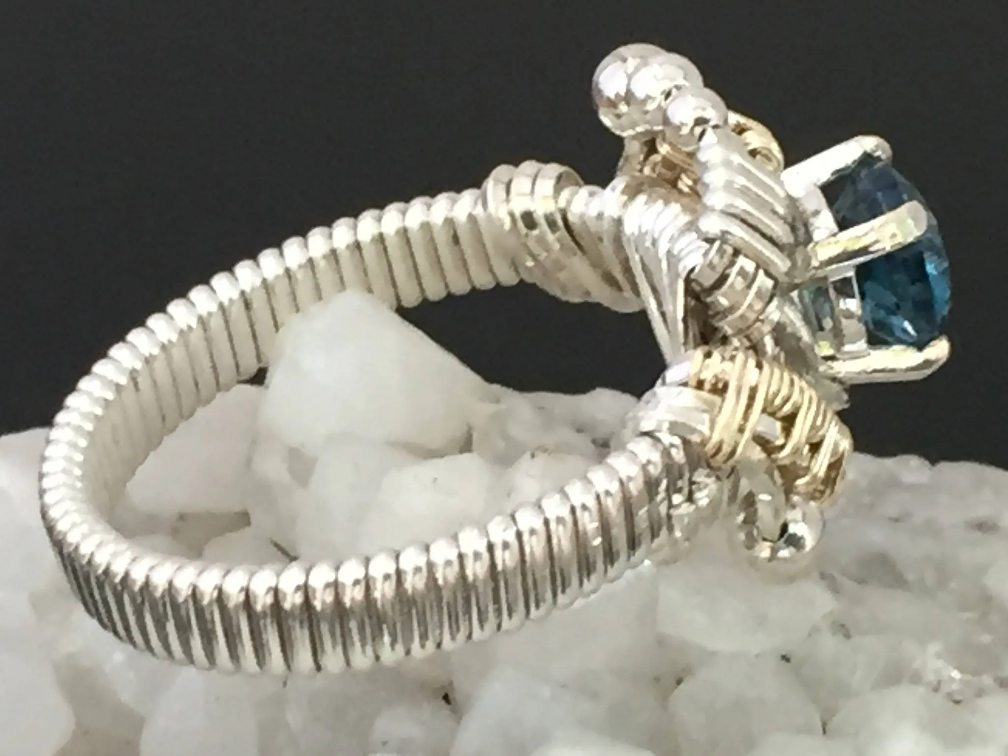 Andromeda London Blue Topaz Ring