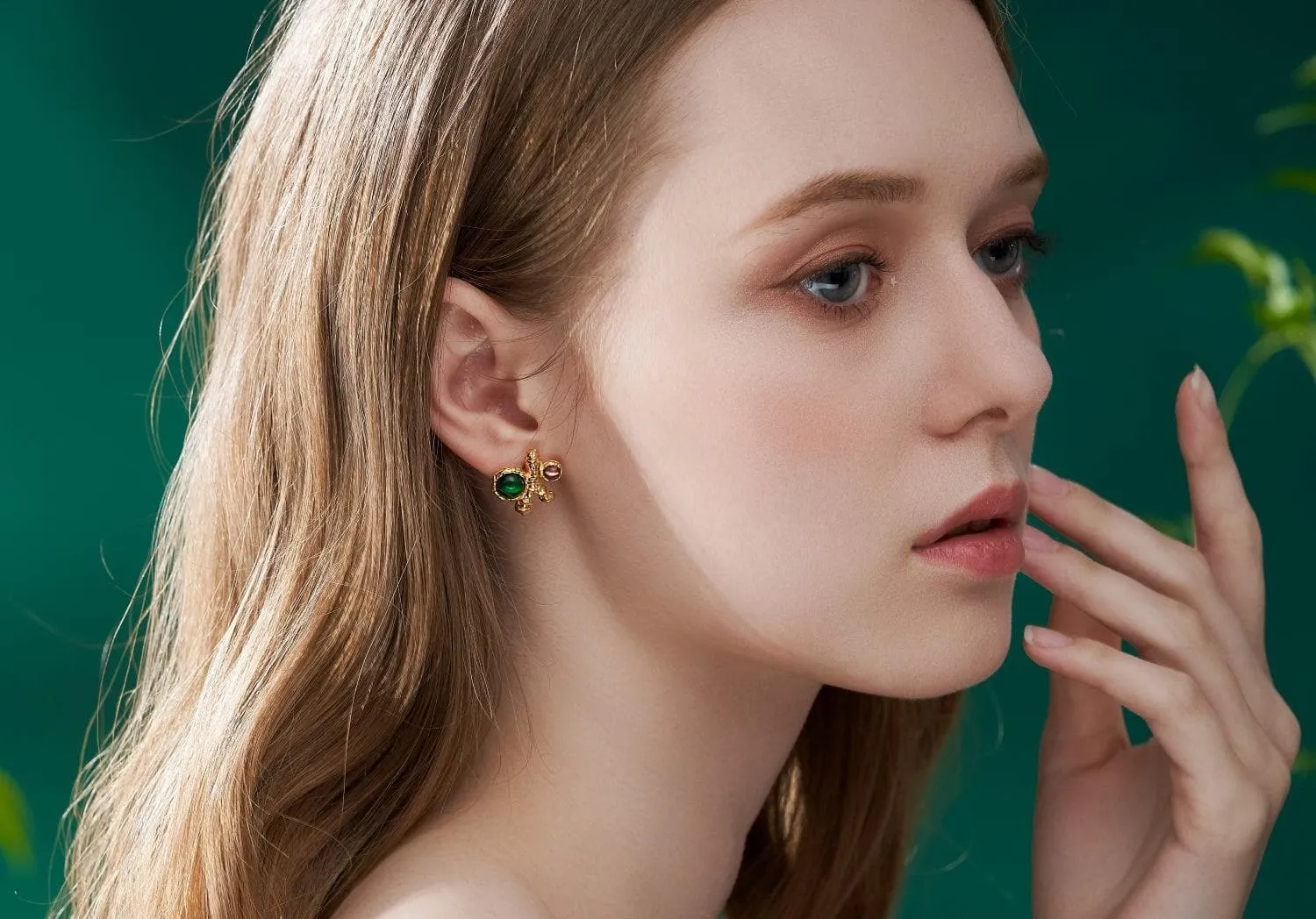 Ariel Earring - Green (Single)