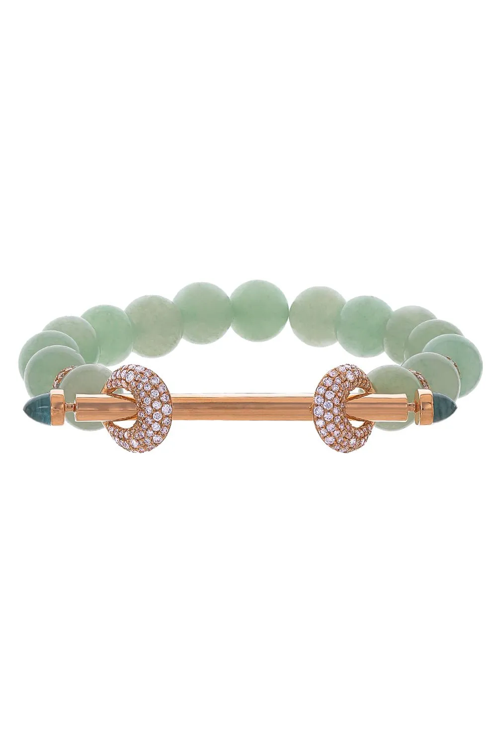 Aventurine Blue Topaz Chakra Bracelet