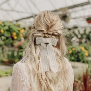 Beaded Wedding Blossom Bow