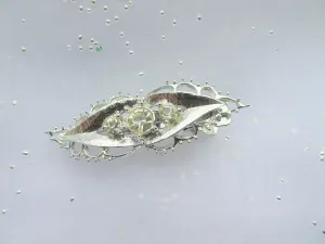 BEAUTIFUL 1950s Sparkling Rhinestones Hair Clip, Hair Barrette,Vintage Hair Accessories,Evening Hair Clip,Wedding Hair Clip,Bridal Hair Clip