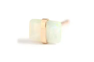 Bezel Wrapped Welo Ethiopian Opal Stud (half pair)