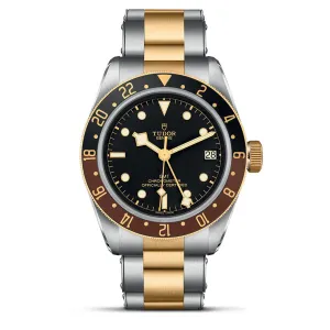 Black Bay GMT S&G 41mm steel case, Steel and yellow gold bracelet
