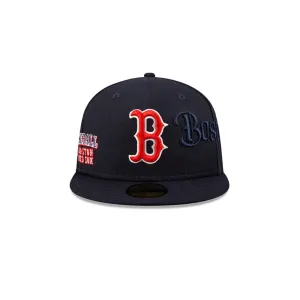 Boston Red Sox Script 59FIFTY Fitted (Navy)