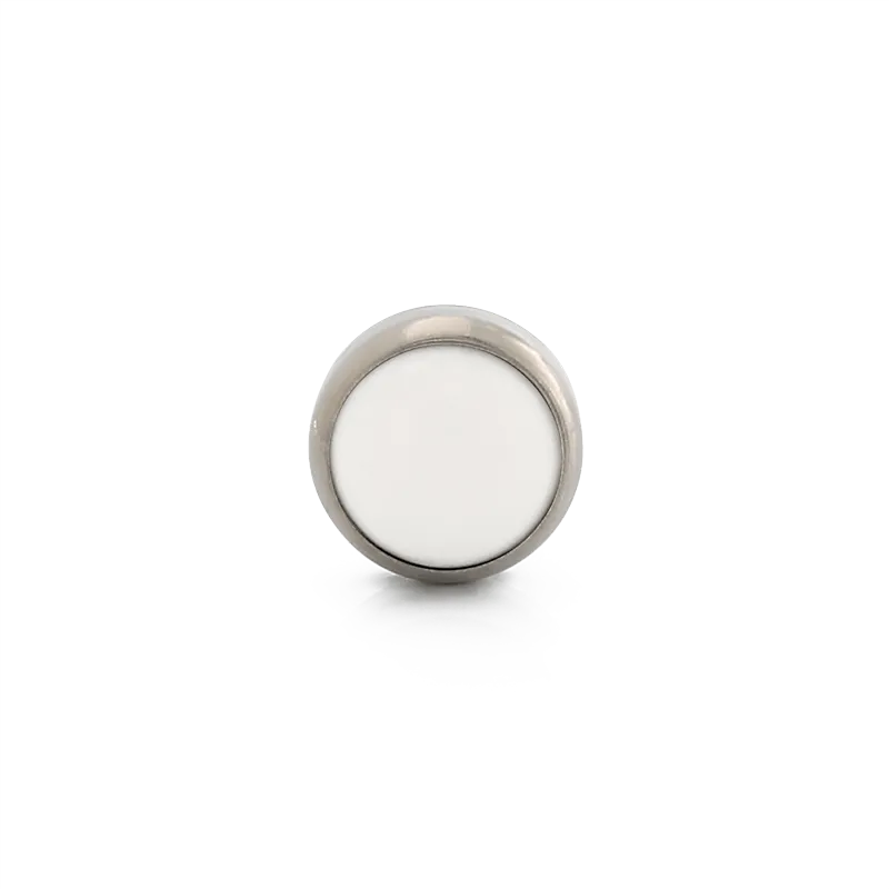Cabochon - White Coral