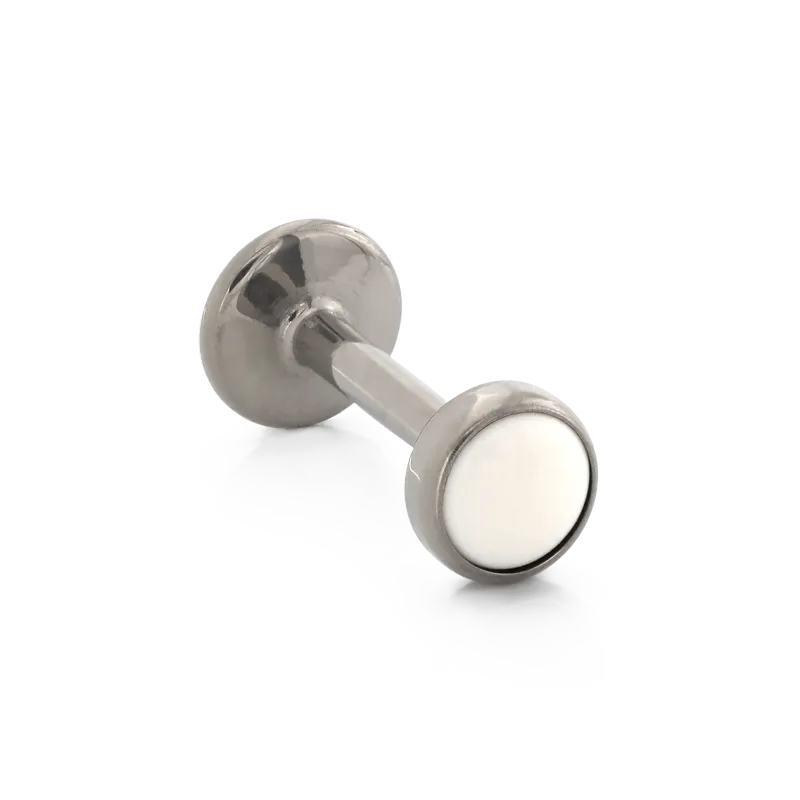 Cabochon - White Coral