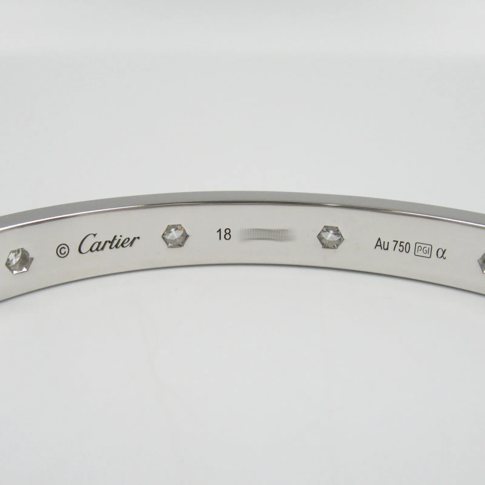 Cartier Love Bracelet Diamond K18WG White Gold