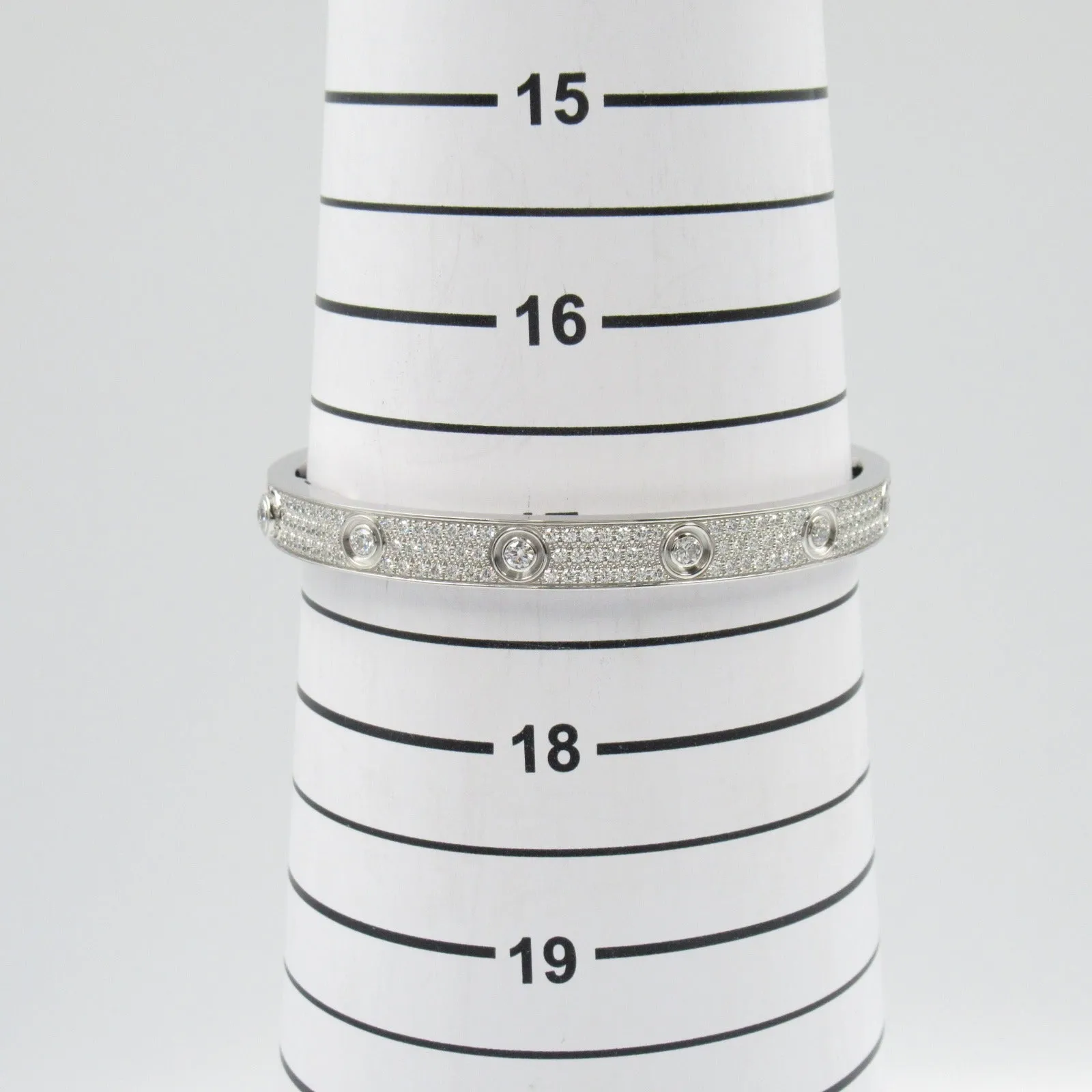 Cartier Love Bracelet Diamond K18WG White Gold
