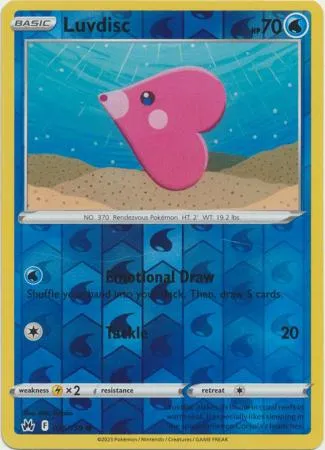 [Collector Troves] Pokemon Sword & Shield Crown Zenith Luvdisc Card