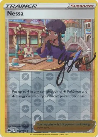 [Collector Troves] Pokemon Sword & Shield Crown Zenith Trainer Nessa Card