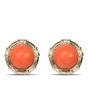 Coral Sailor Earrings
