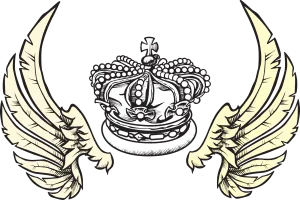 Crown and wing