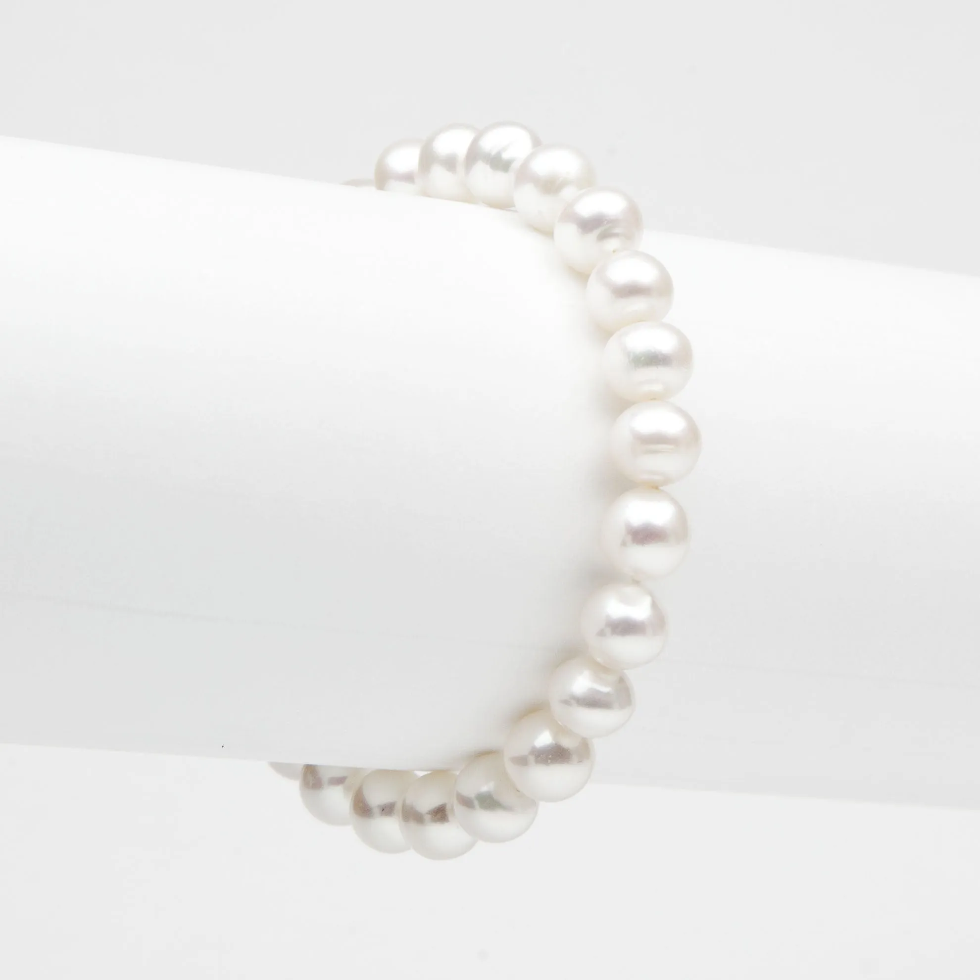 Cultured Freshwater Pearl Single Strand Bracelet 6-6.5mm