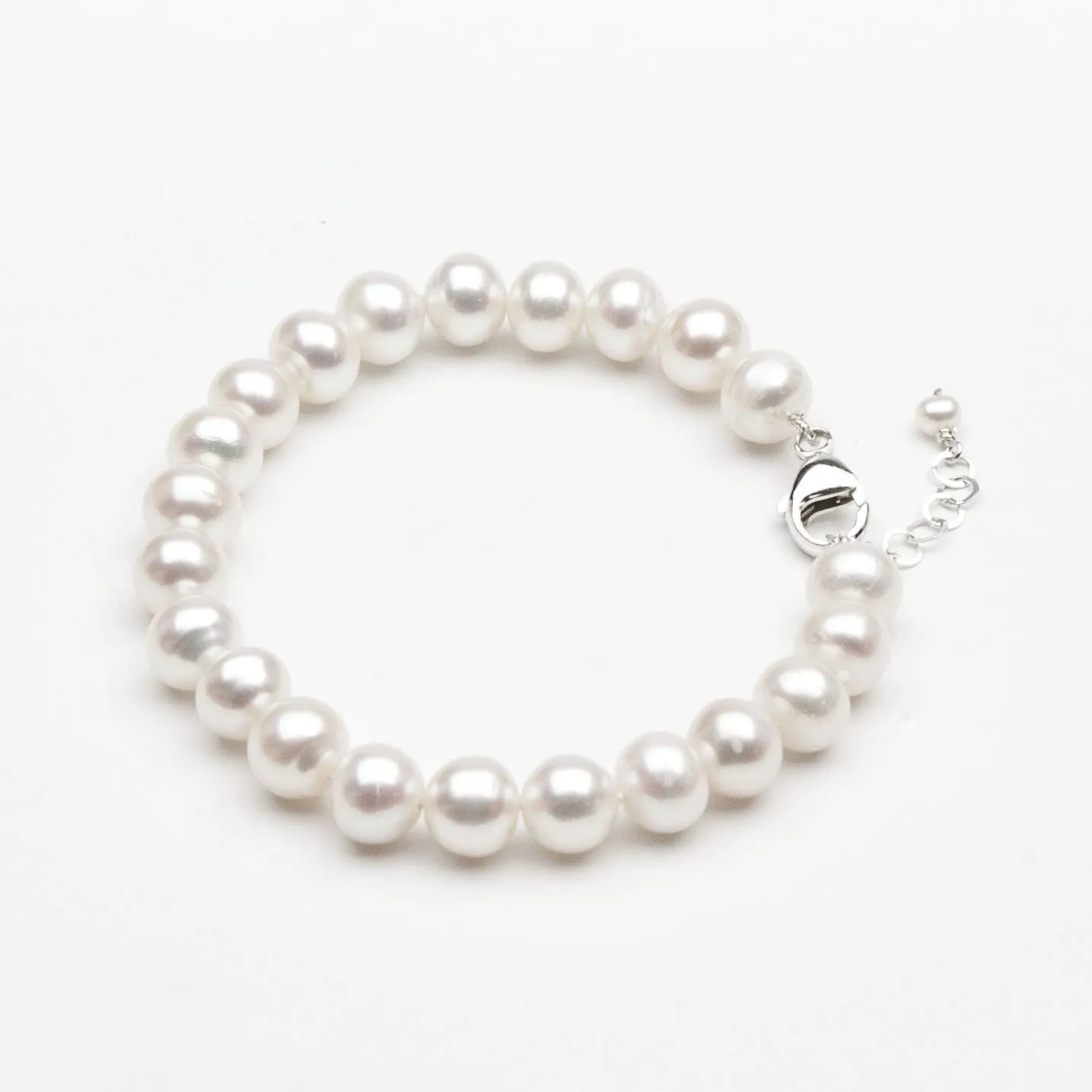 Cultured Freshwater Pearl Single Strand Bracelet 6-6.5mm