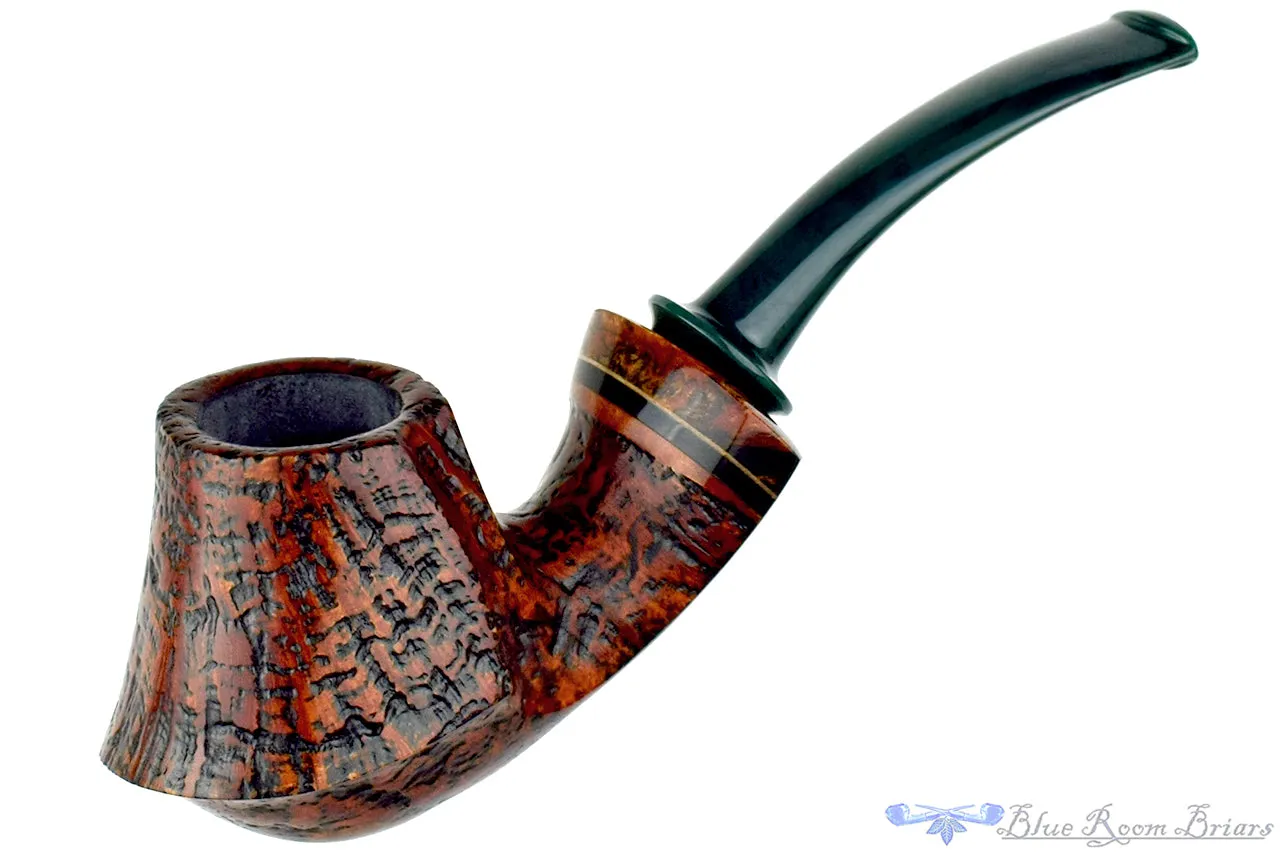 Daniel Mustran Pipe Bent Sandblast Volcano with Acrylic