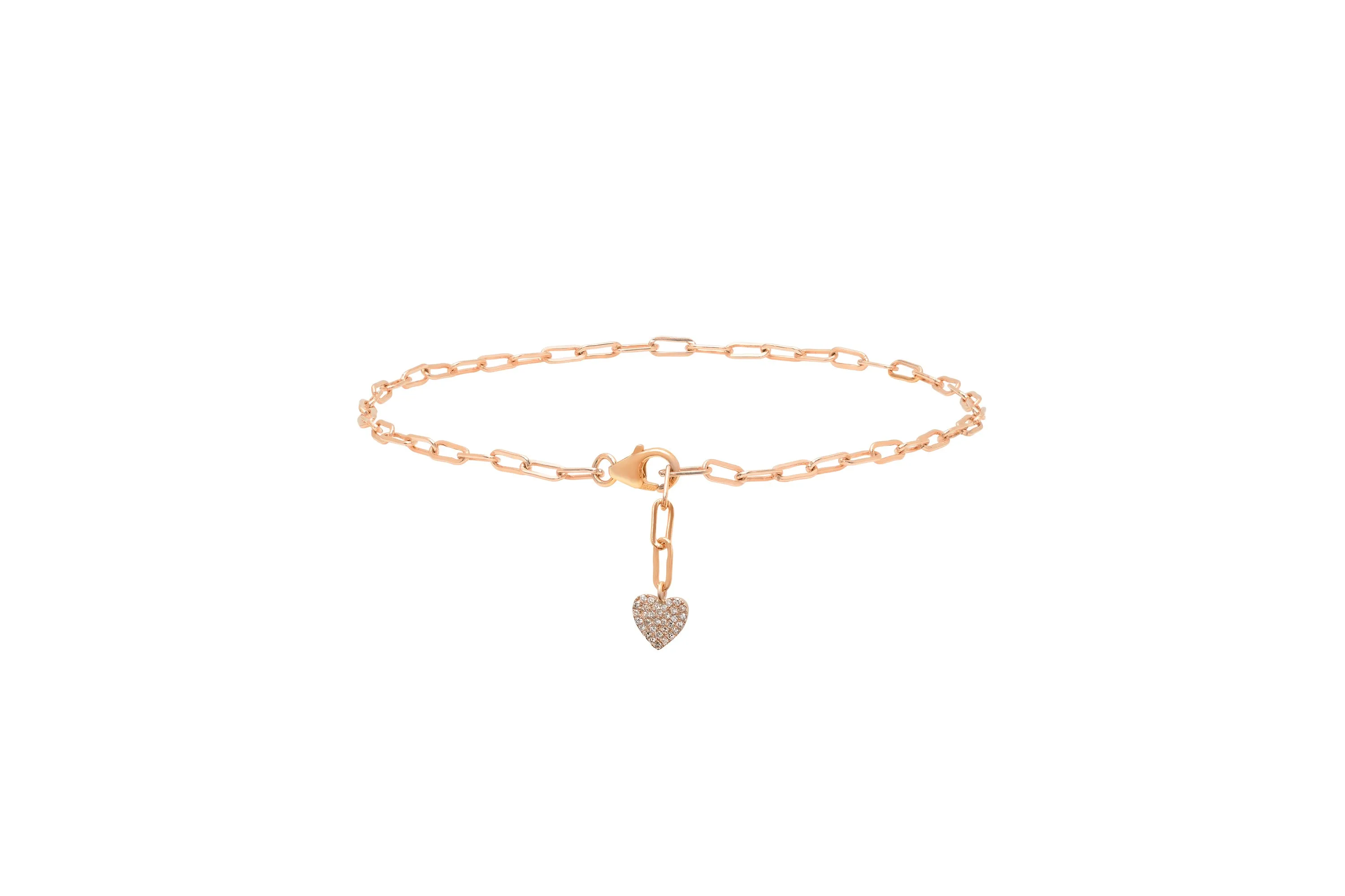 Diamond Heart Anklet
