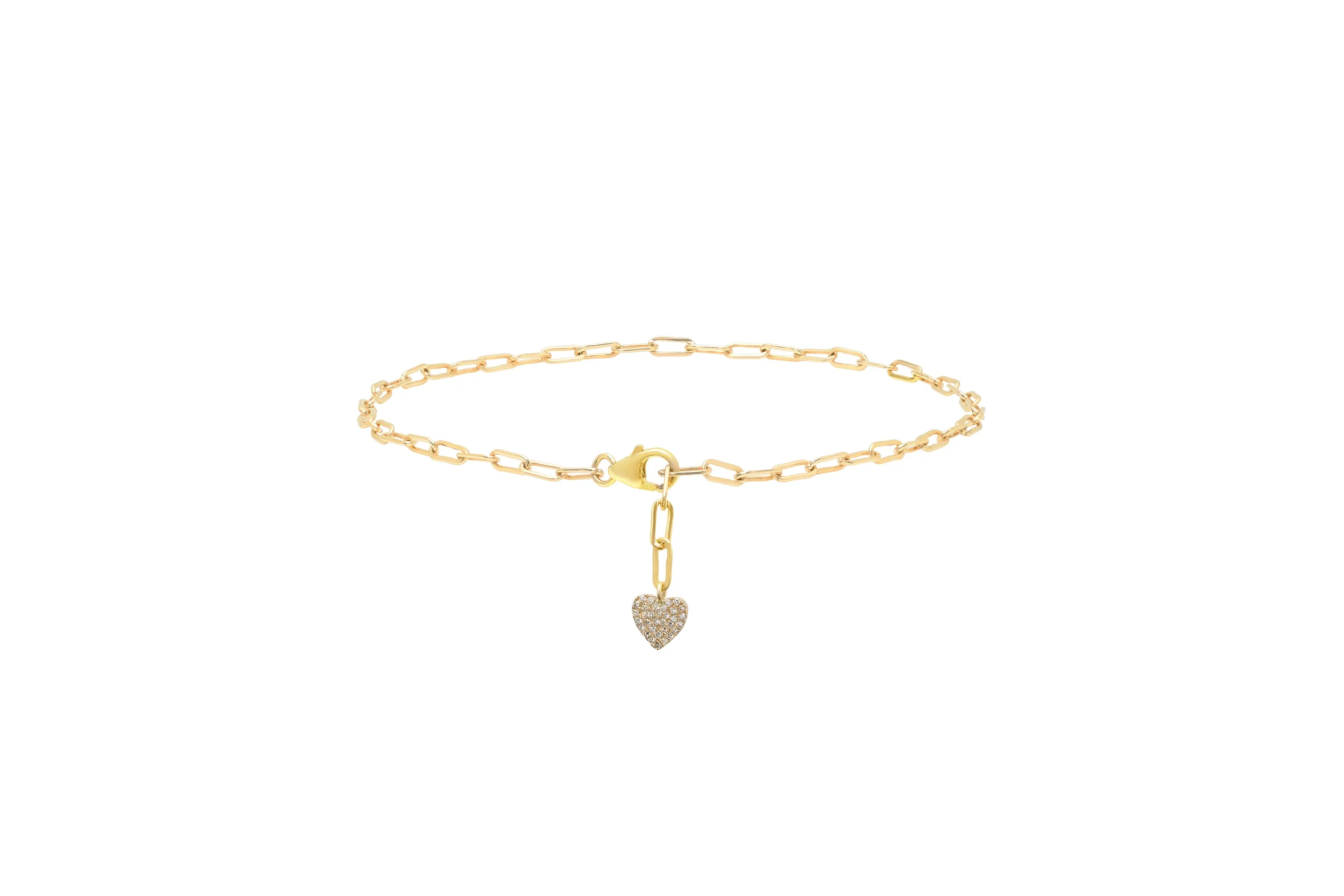 Diamond Heart Anklet