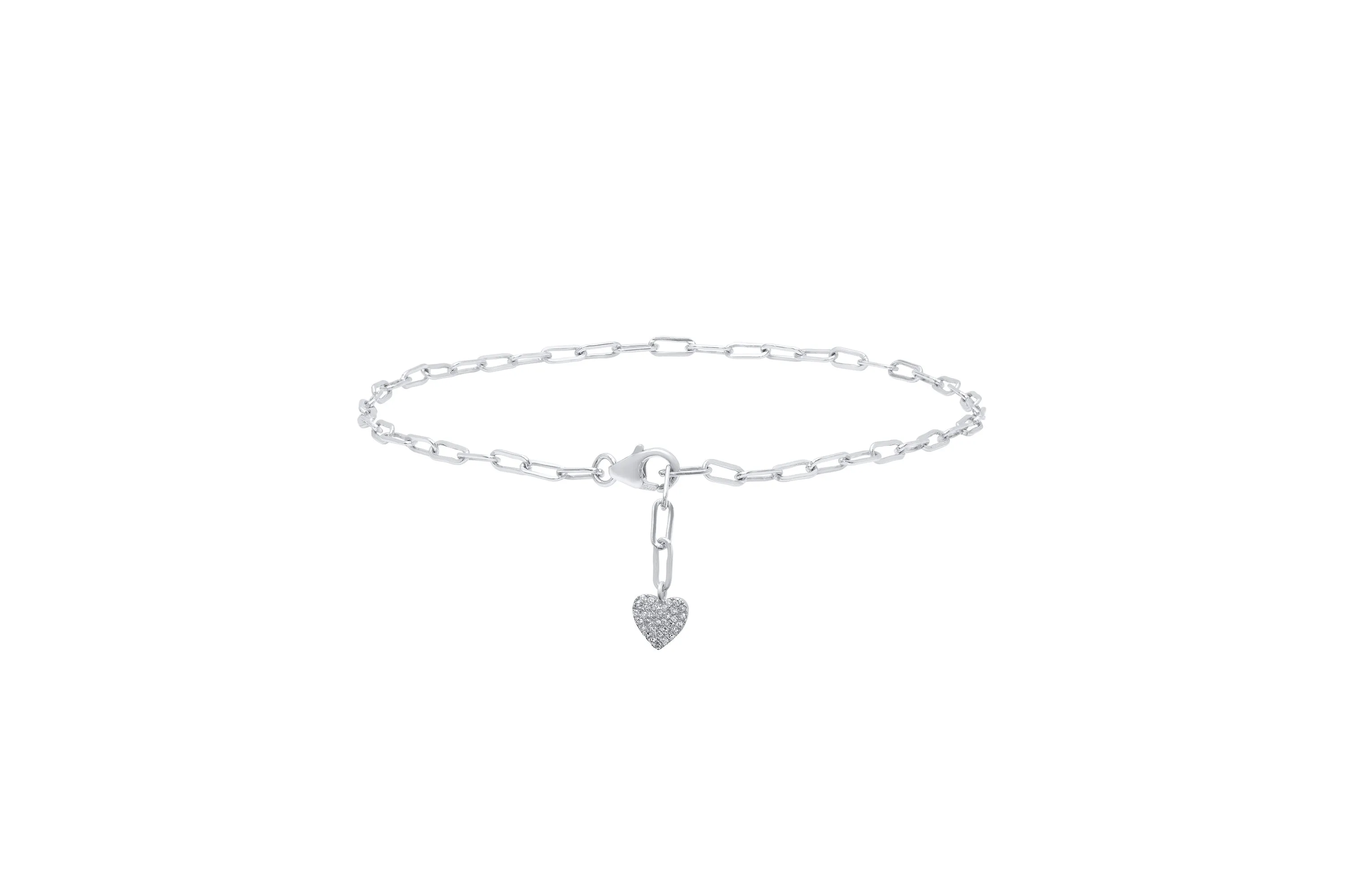 Diamond Heart Anklet