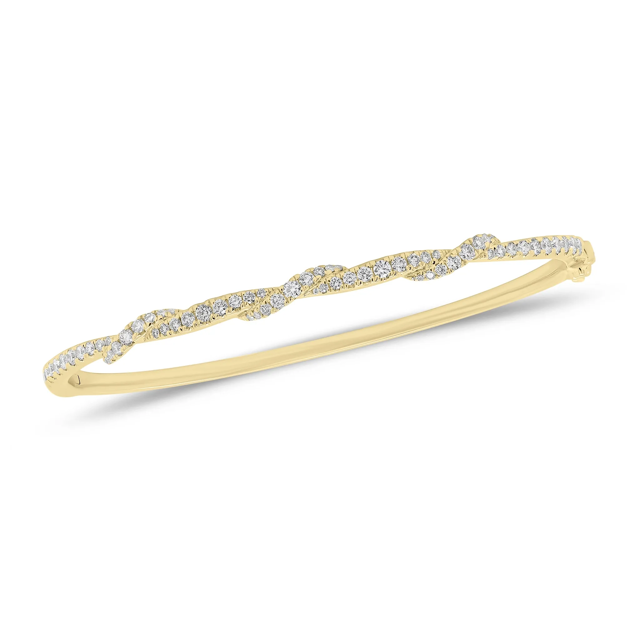 Diamond Twist Bangle