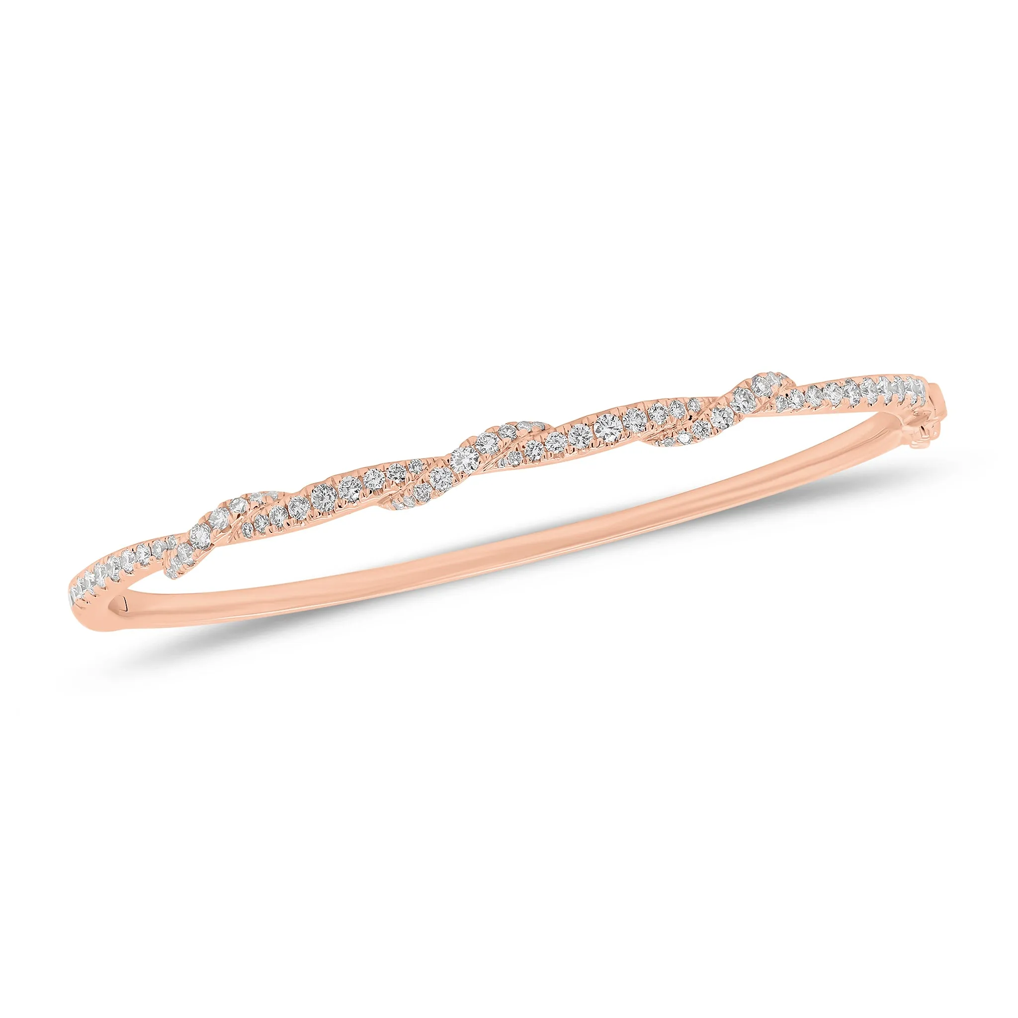 Diamond Twist Bangle
