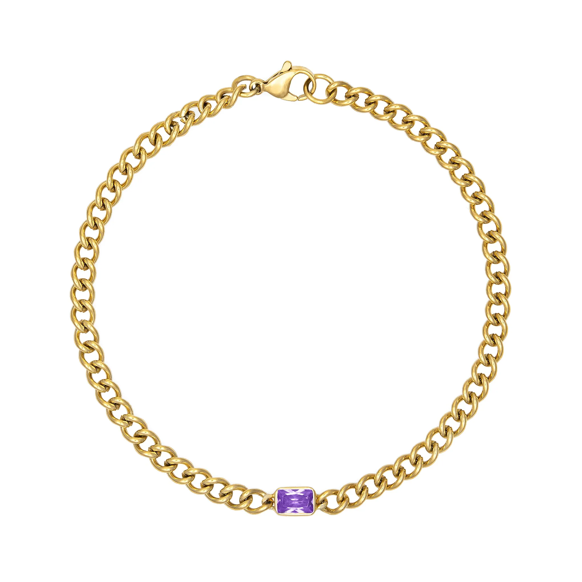 Dione Anklet - Purple