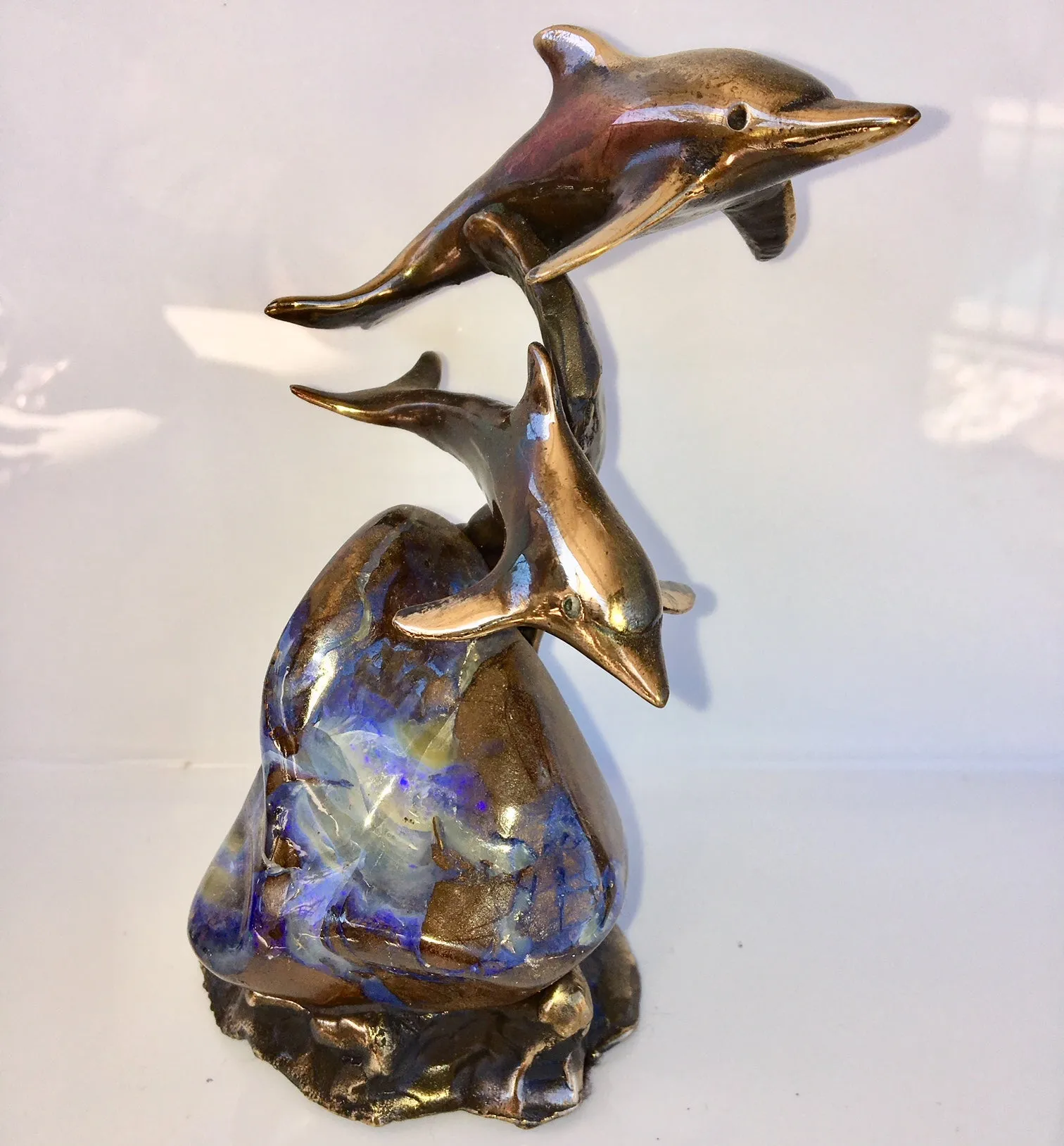 Double Dolphin on Opal