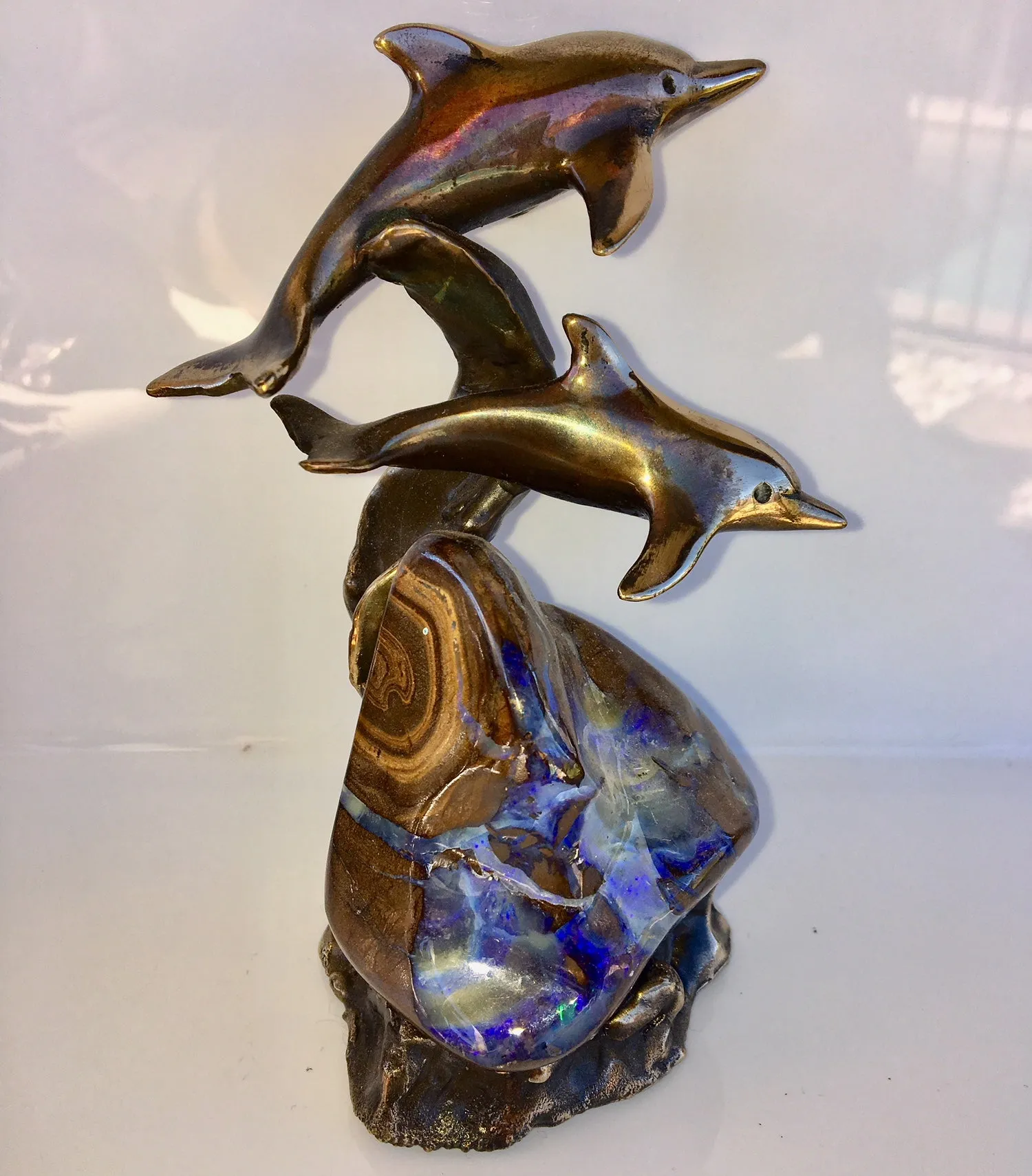 Double Dolphin on Opal