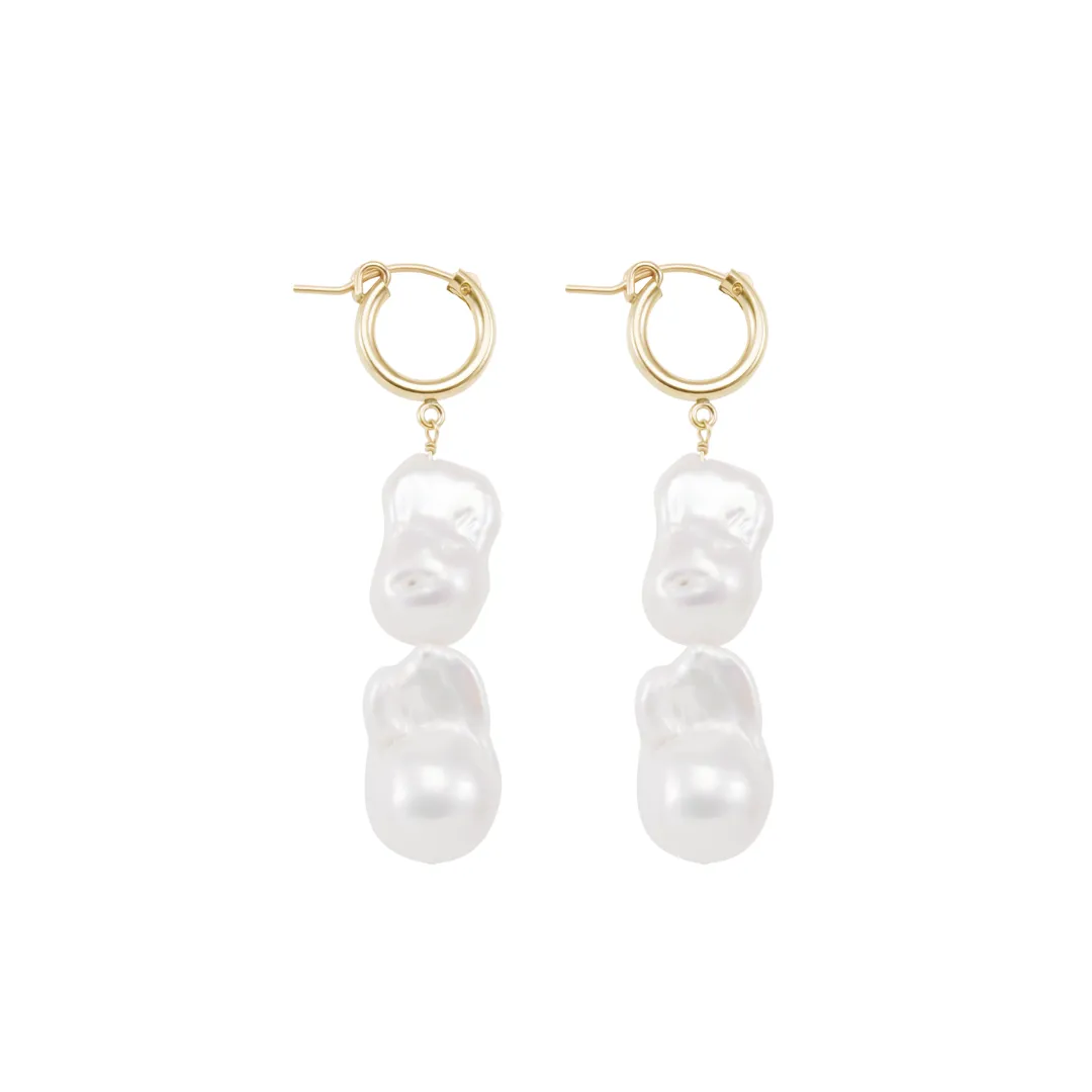 Elaine Earrings - Gold