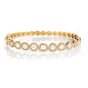 Elysian Slice Diamond Bangle