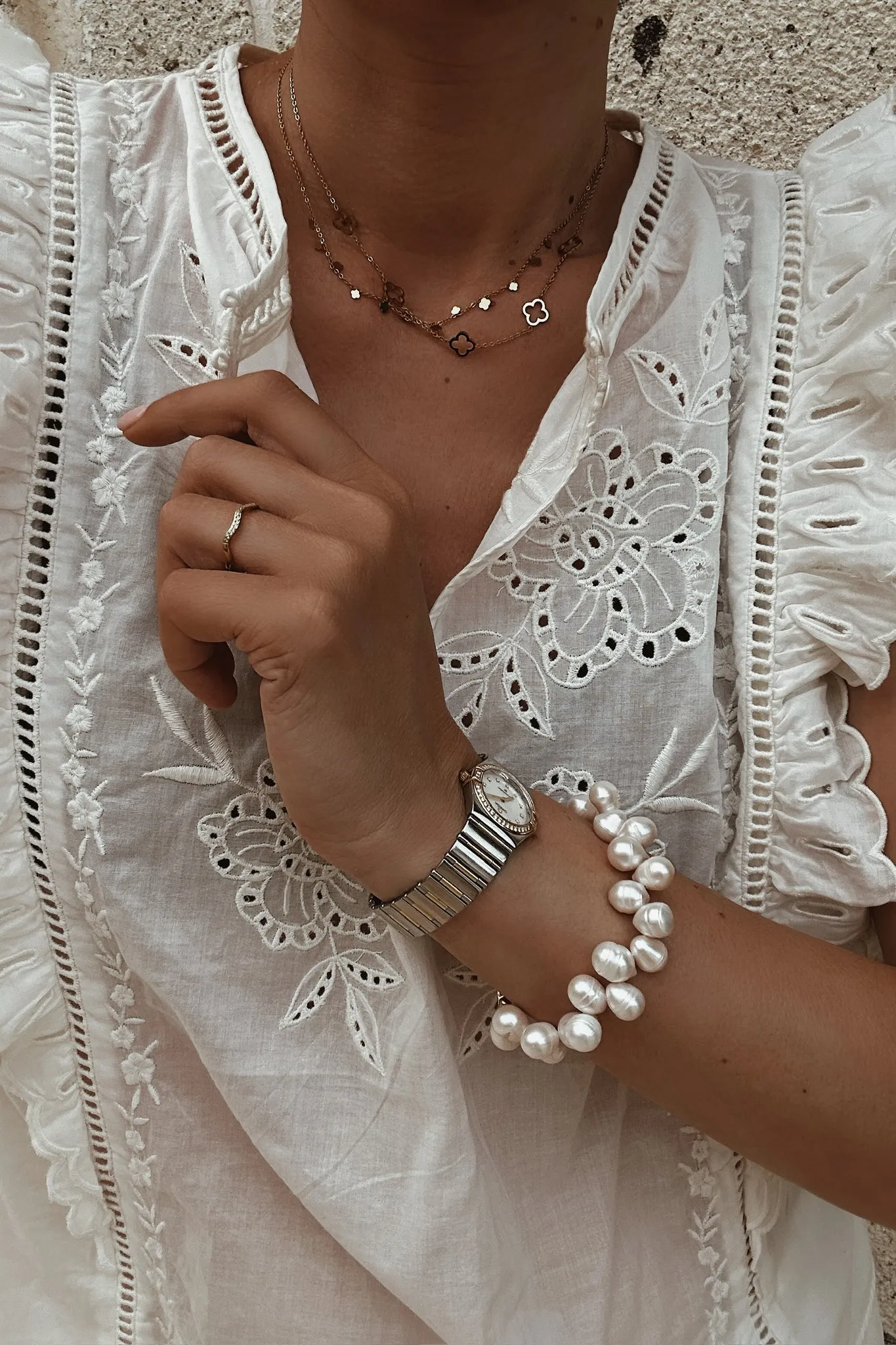 Entangled Pearls Bracelet