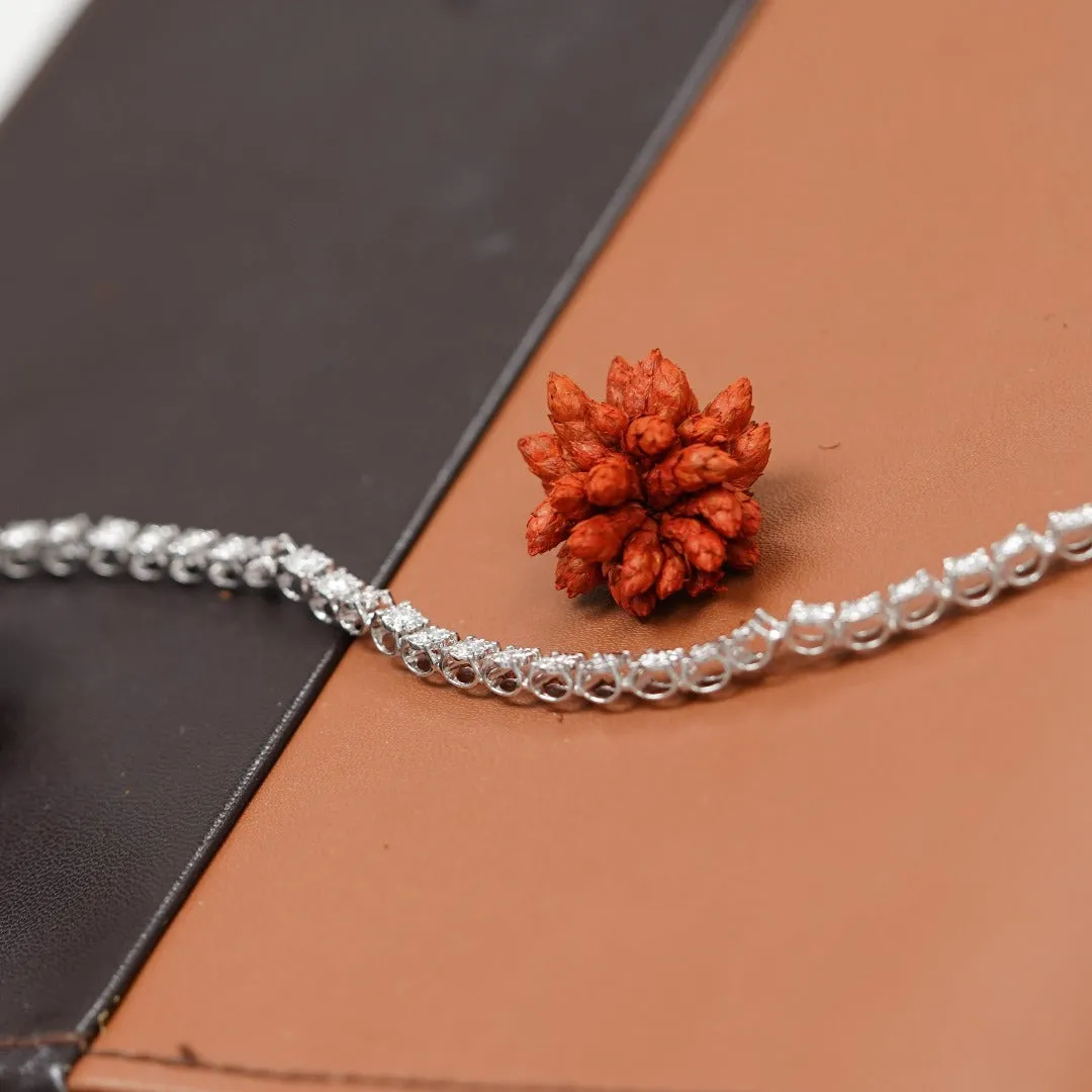 FINITE - 18K White Gold Diamond Bracelet